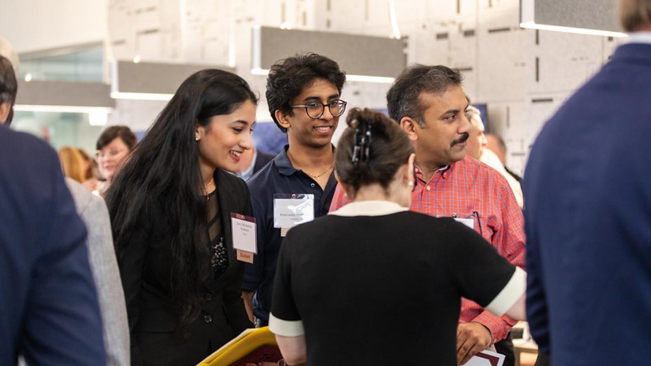 Students gather in the new Student Entrepreneurs' Center